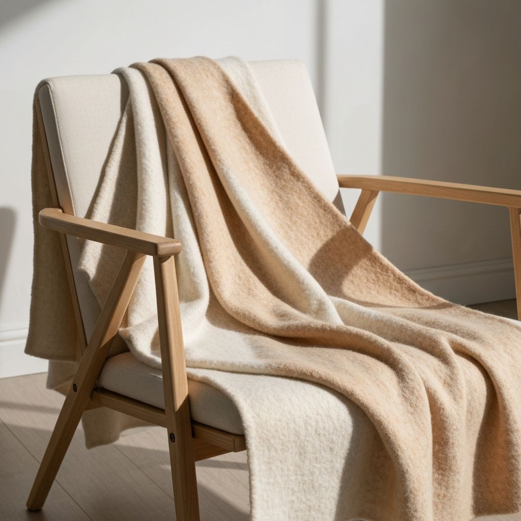 Natürlicher Wollplaid für Raum-Wärmung